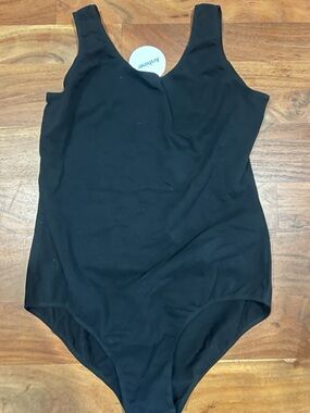 New W/Tags - Black Girls' One-Piece Leotard